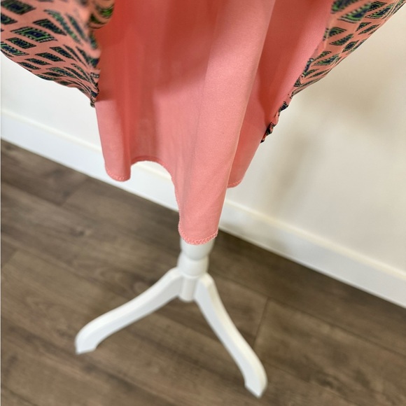 Peppermint Geometric Patterned Sleeveless Dress Size Large - Picture 4 of 7